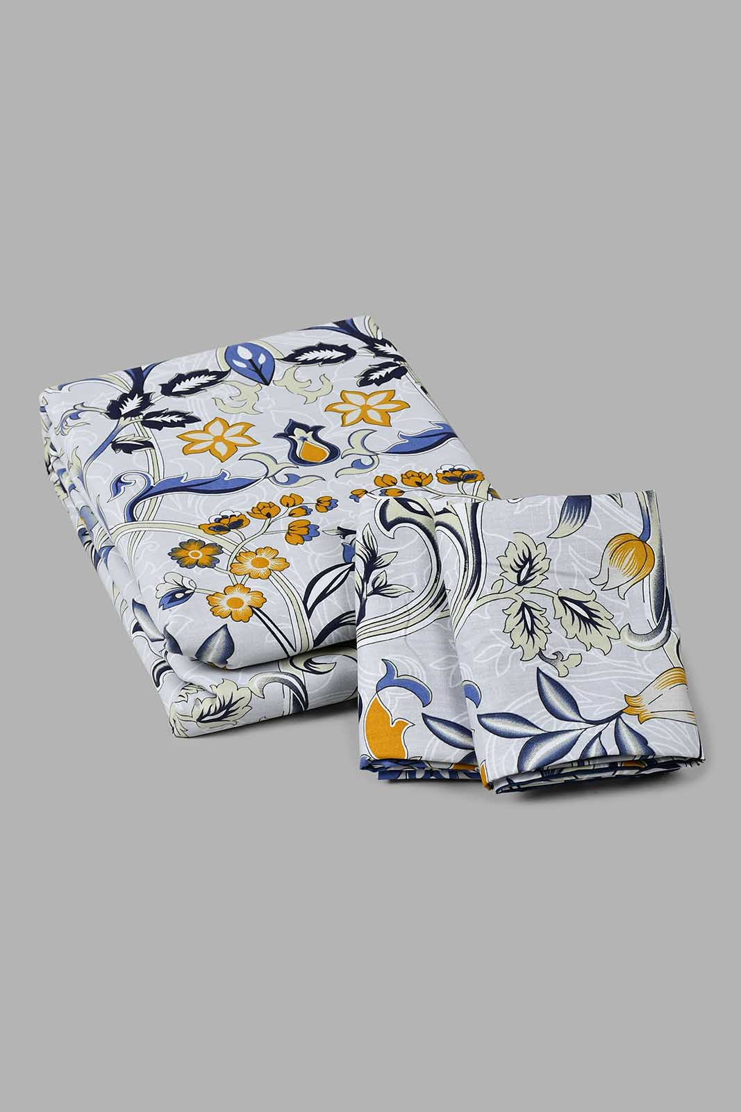 Redtag-Blue-Floral-Print-Reversible-3-Piece-Duvet-Cover-Set-(King-Size)-Duvet-Covers-Home-Bedroom-
