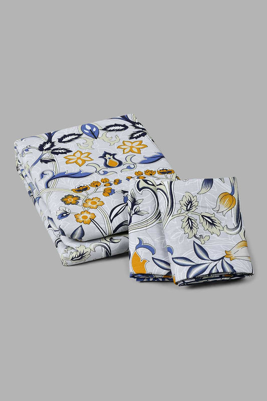 Redtag-Blue-Floral-Print-Reversible-3-Piece-Duvet-Cover-Set-(King-Size)-Duvet-Covers-Home-Bedroom-