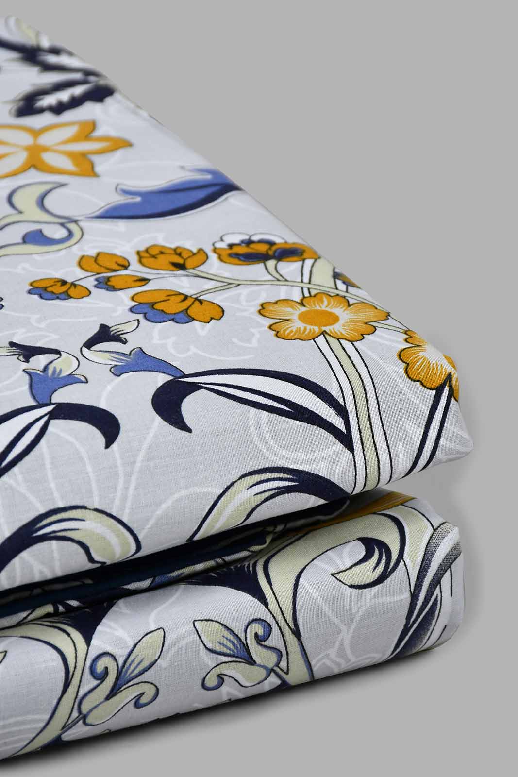 Redtag-Blue-Floral-Print-Reversible-3-Piece-Duvet-Cover-Set-(King-Size)-Duvet-Covers-Home-Bedroom-