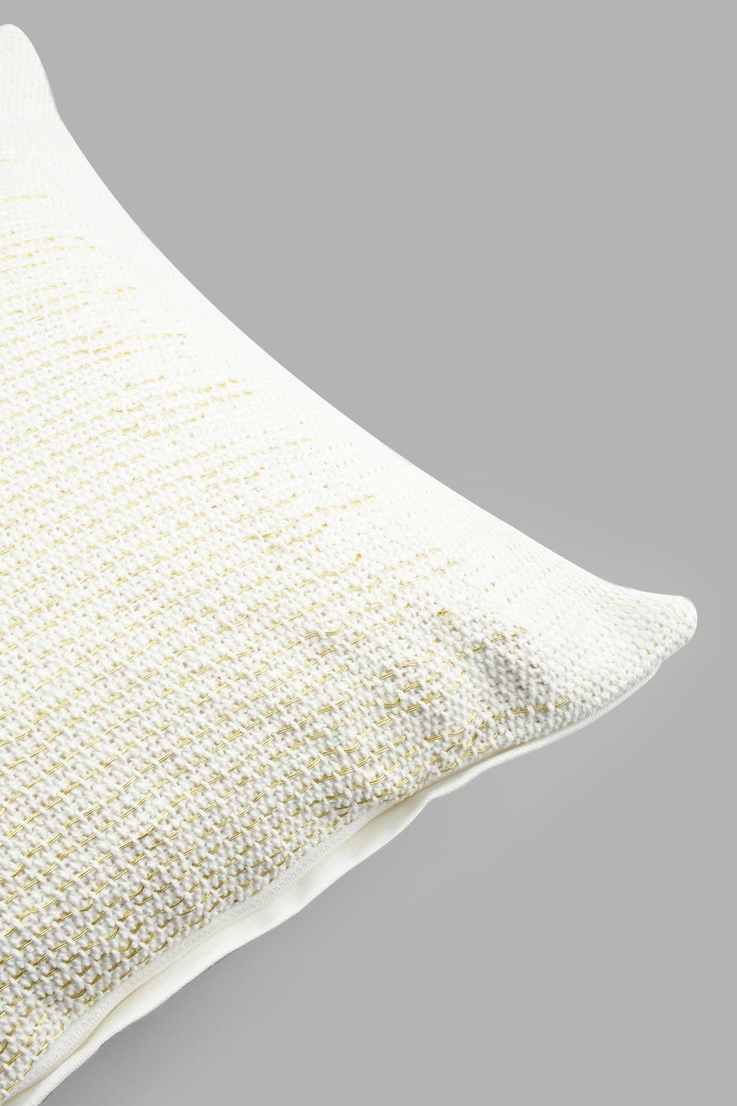 Beige Textured Cushion