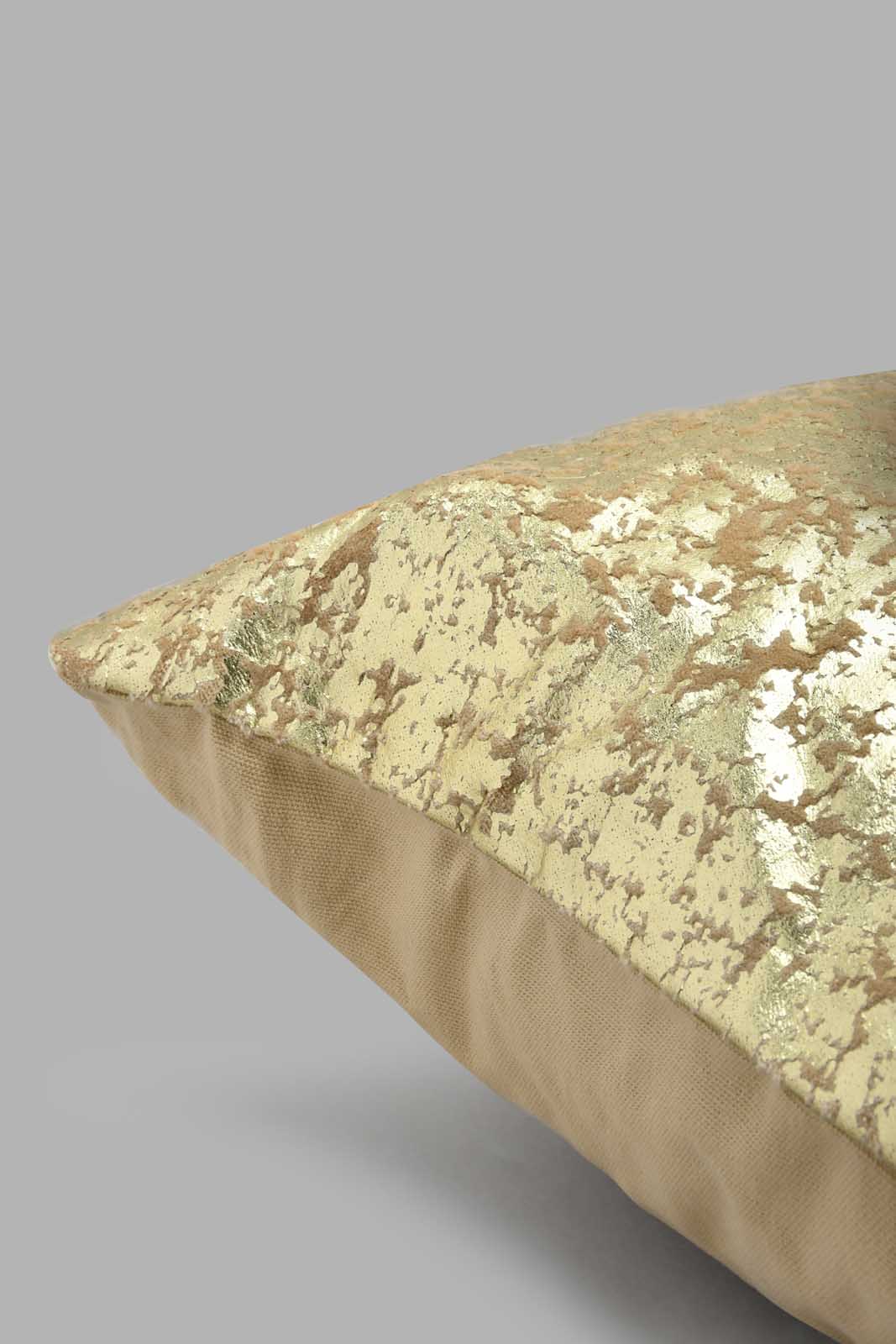 Redtag-Gold-Velvet-Cushion-Cushions-Home-Bedroom-