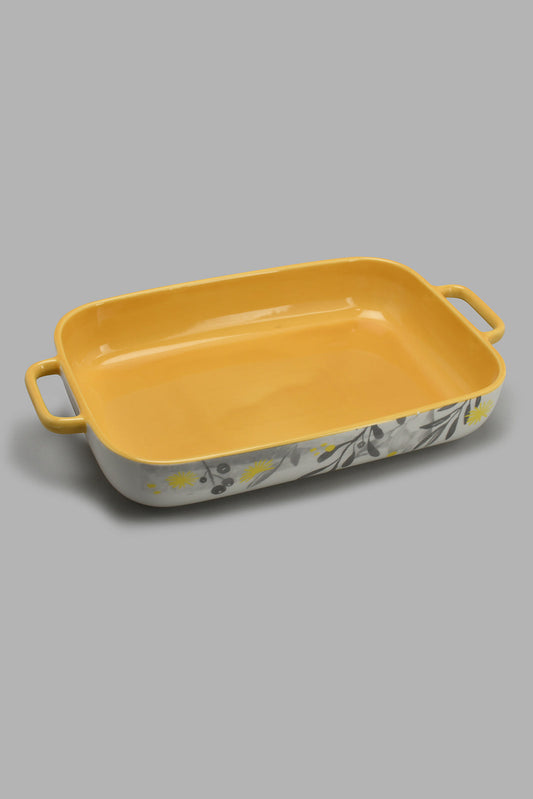 Redtag-Assorted-Floral--Rectangle-Baking-Dish-Serving-Dish-Home-Dining-