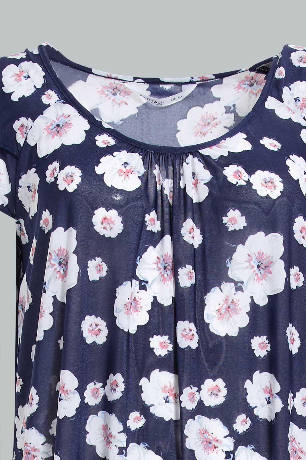 Redtag-Pale-Blue-Floral-Printed-Nightgpwn-Nightgowns-Women's-