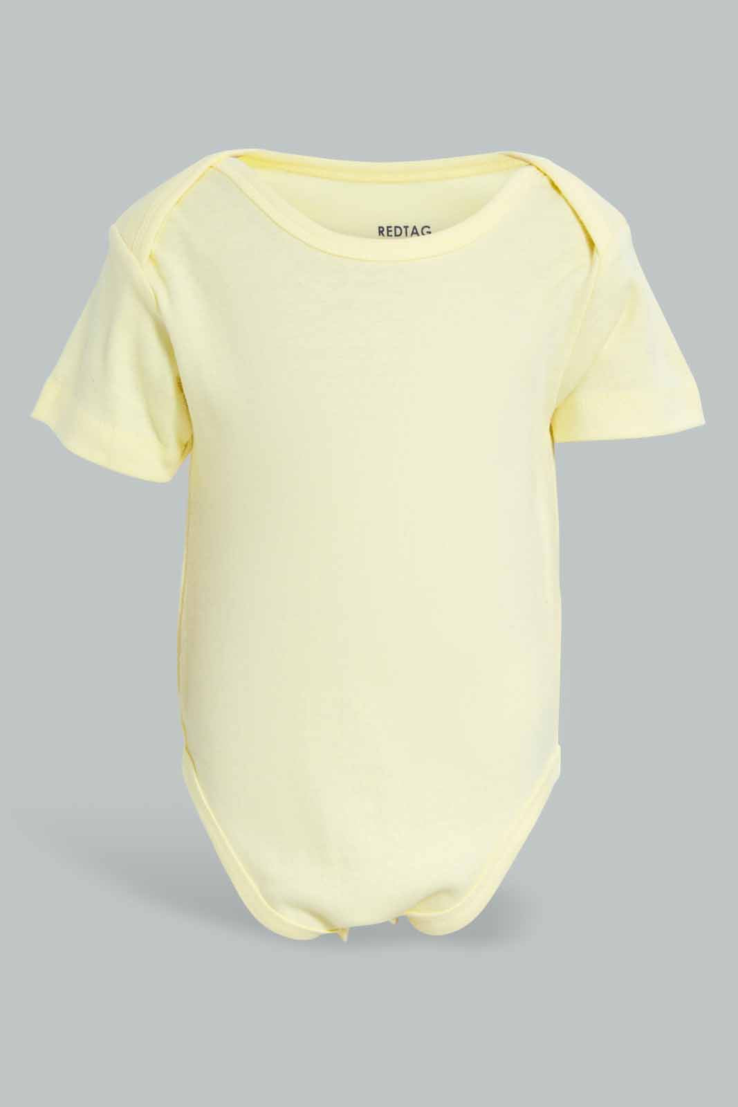 Redtag-Pink-And-White-Combo-3-Pack-Body-Suit-Category:Bodysuits,-Colour:Pink,-Deals:4-For-90,-Deals:New-In,-Filter:Baby-(0-to-12-Mths),-NBG-Bodysuits,-New-In-NBG-APL,-PPE,-S22C,-Section:Kidswear-Baby-0 to 12 Months