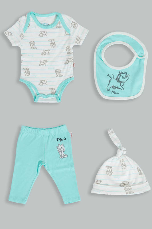 Redtag-Mint-Marie-4-Pcs-Gift-Box-Gift-Sets-Baby-0 to 12 Months