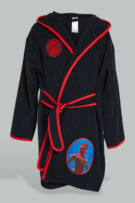 Black Spiderman Bathrobe