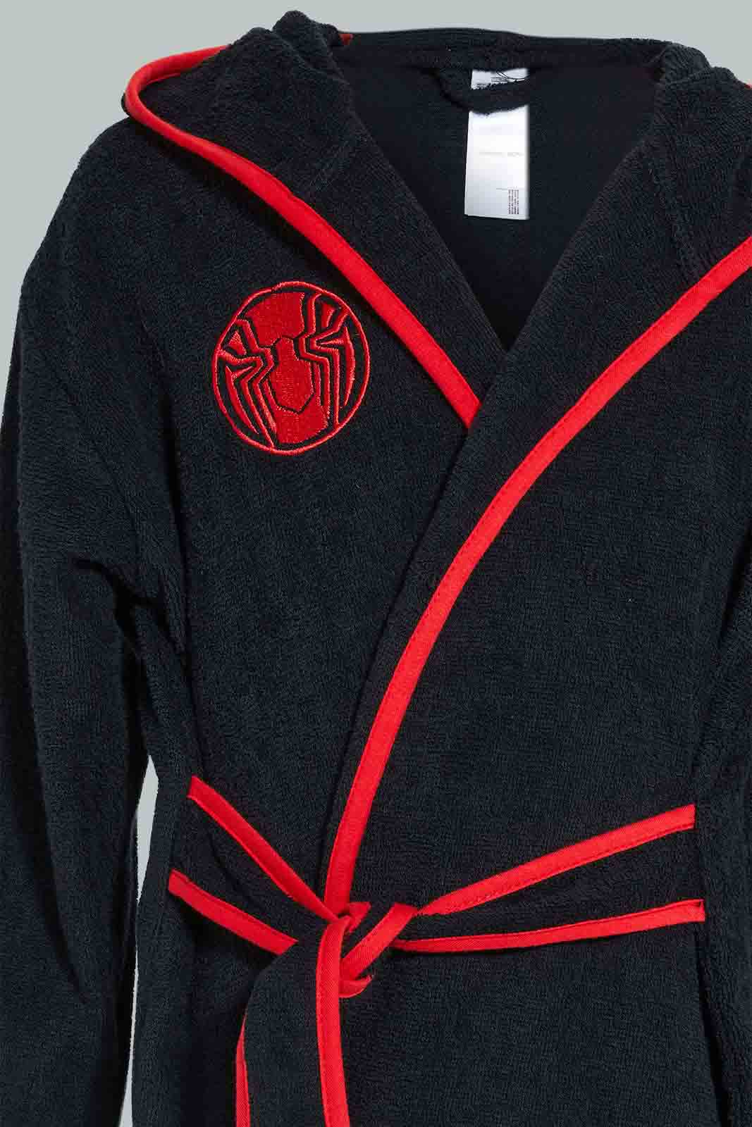 Black Spiderman Bathrobe