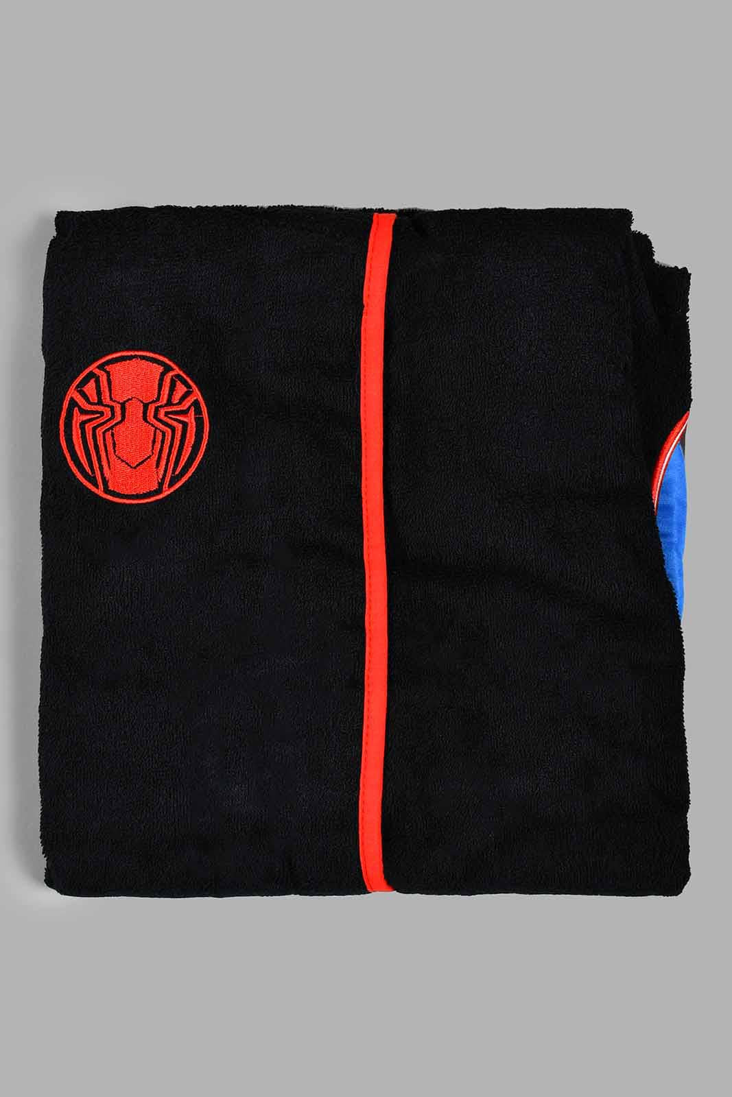 Redtag-Blue-Spiderman-Bathrobe-Kids-Bathrobes-Home-Bathroom-