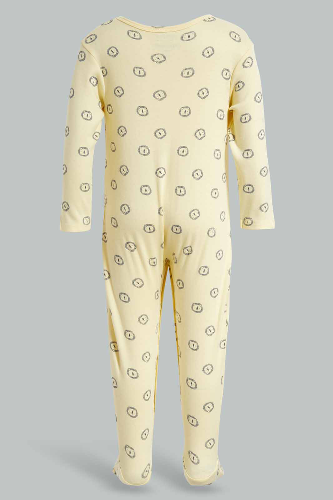 Redtag-Yellow-Lion-Print-Sleep-Suit-APL,-Category:Sleepsuits,-Colour:Yellow,-Deals:New-In,-Filter:Baby-(0-to-12-Mths),-NBB-Sleepsuits,-New-In-NBB-APL,-Non-Sale,-PPE,-Section:Boys-(0-to-14Yrs),-W22O-Baby-0 to 12 Months