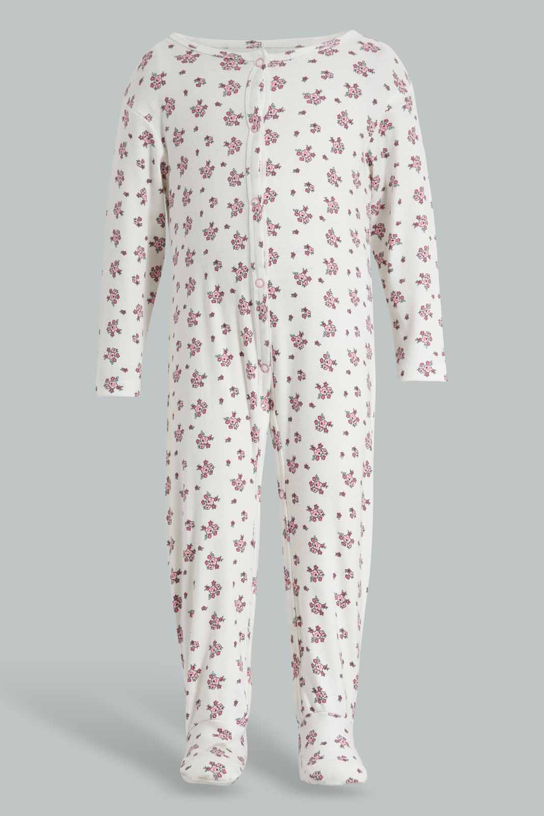 Redtag-White-Disney-Print-Sleep-Suit-APL,-Category:Sleepsuits,-Colour:White,-Deals:New-In,-Filter:Baby-(0-to-12-Mths),-NBG-Sleepsuits,-New-In-NBG-APL,-Non-Sale,-PPE,-Section:Girls-(0-to-14Yrs),-W22O-Baby-0 to 12 Months