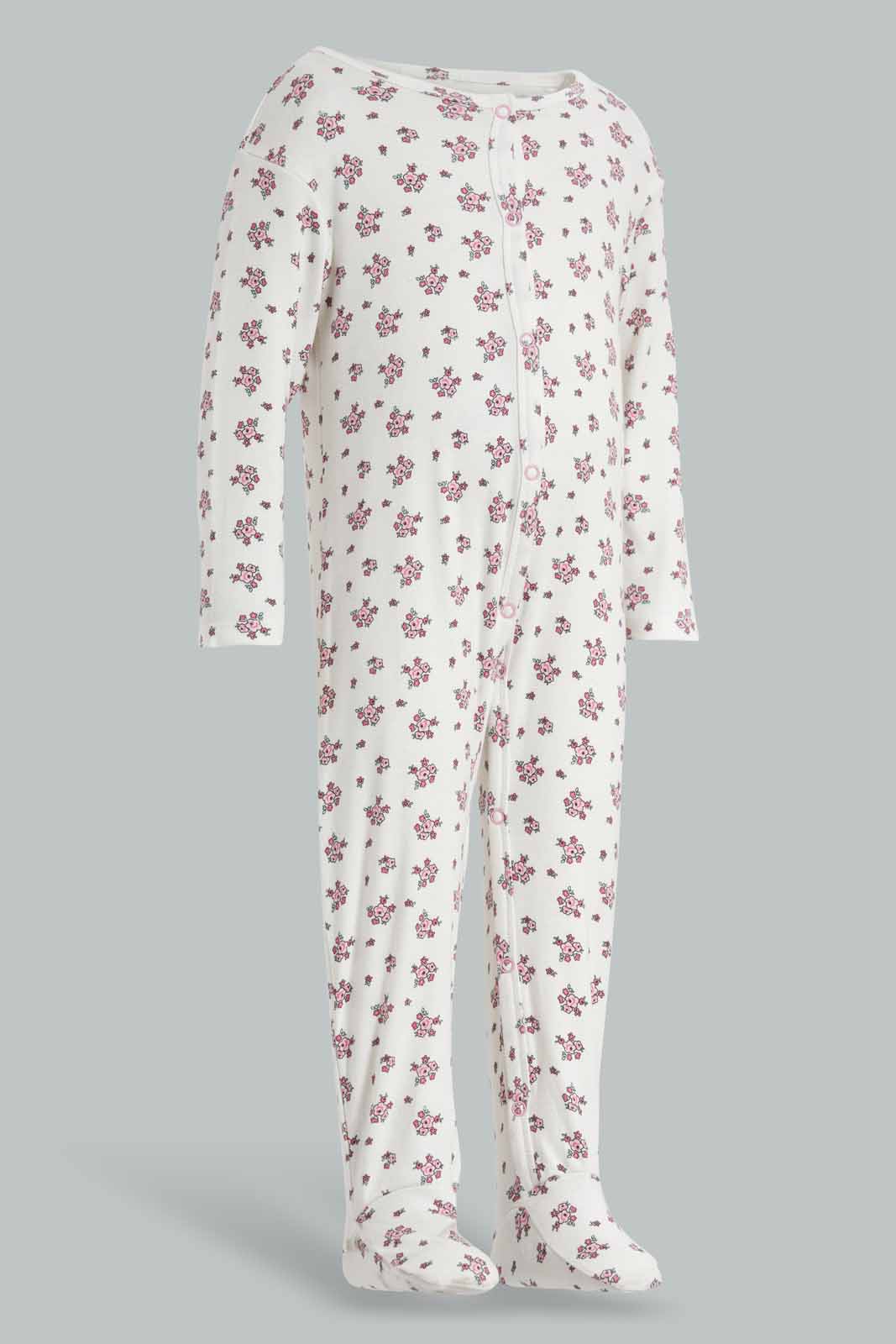 Redtag-White-Disney-Print-Sleep-Suit-APL,-Category:Sleepsuits,-Colour:White,-Deals:New-In,-Filter:Baby-(0-to-12-Mths),-NBG-Sleepsuits,-New-In-NBG-APL,-Non-Sale,-PPE,-Section:Girls-(0-to-14Yrs),-W22O-Baby-0 to 12 Months