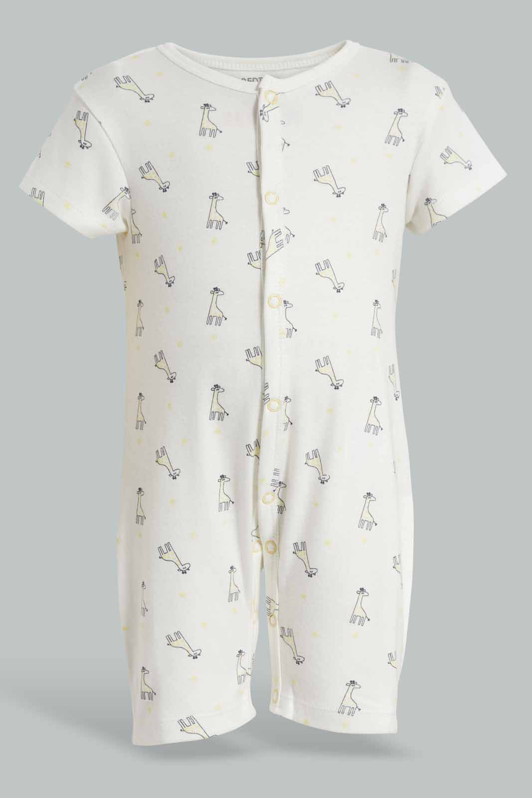 Redtag-Yellow-Stripe-Romper-APL,-Category:Rompers,-Colour:Yellow,-Deals:New-In,-Filter:Baby-(0-to-12-Mths),-NBB-Rompers,-New-In-NBB-APL,-Non-Sale,-PPE,-Section:Boys-(0-to-14Yrs),-W22O-Baby-0 to 12 Months