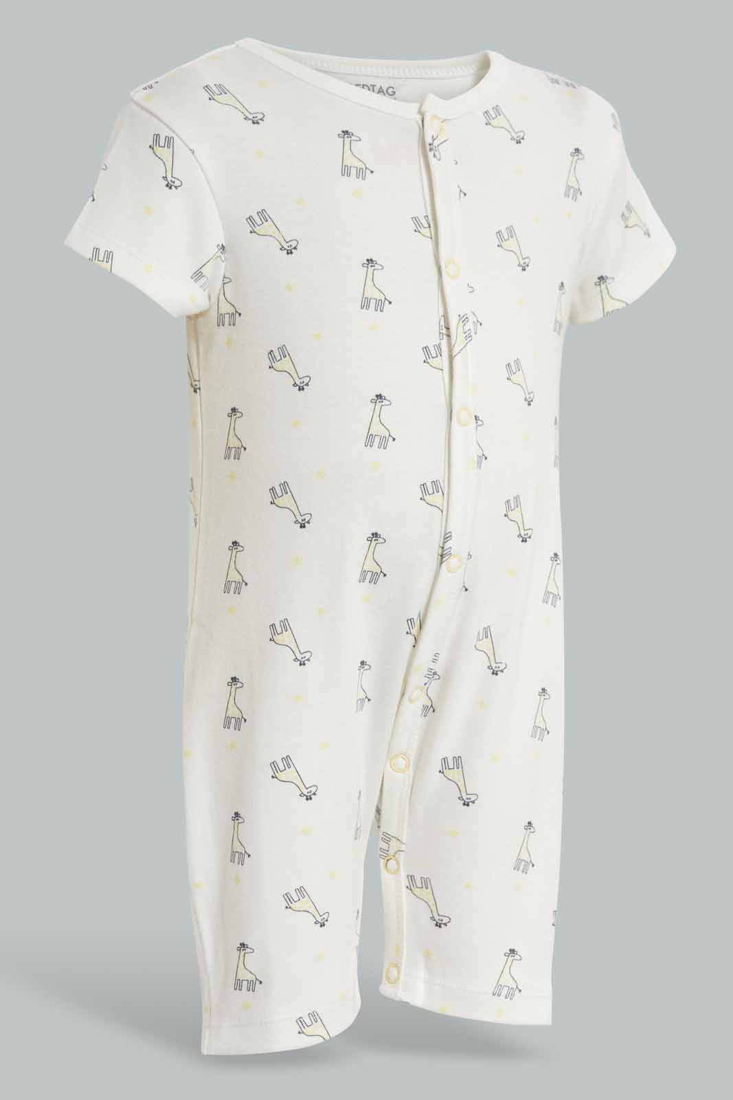 Redtag-Yellow-Stripe-Romper-APL,-Category:Rompers,-Colour:Yellow,-Deals:New-In,-Filter:Baby-(0-to-12-Mths),-NBB-Rompers,-New-In-NBB-APL,-Non-Sale,-PPE,-Section:Boys-(0-to-14Yrs),-W22O-Baby-0 to 12 Months