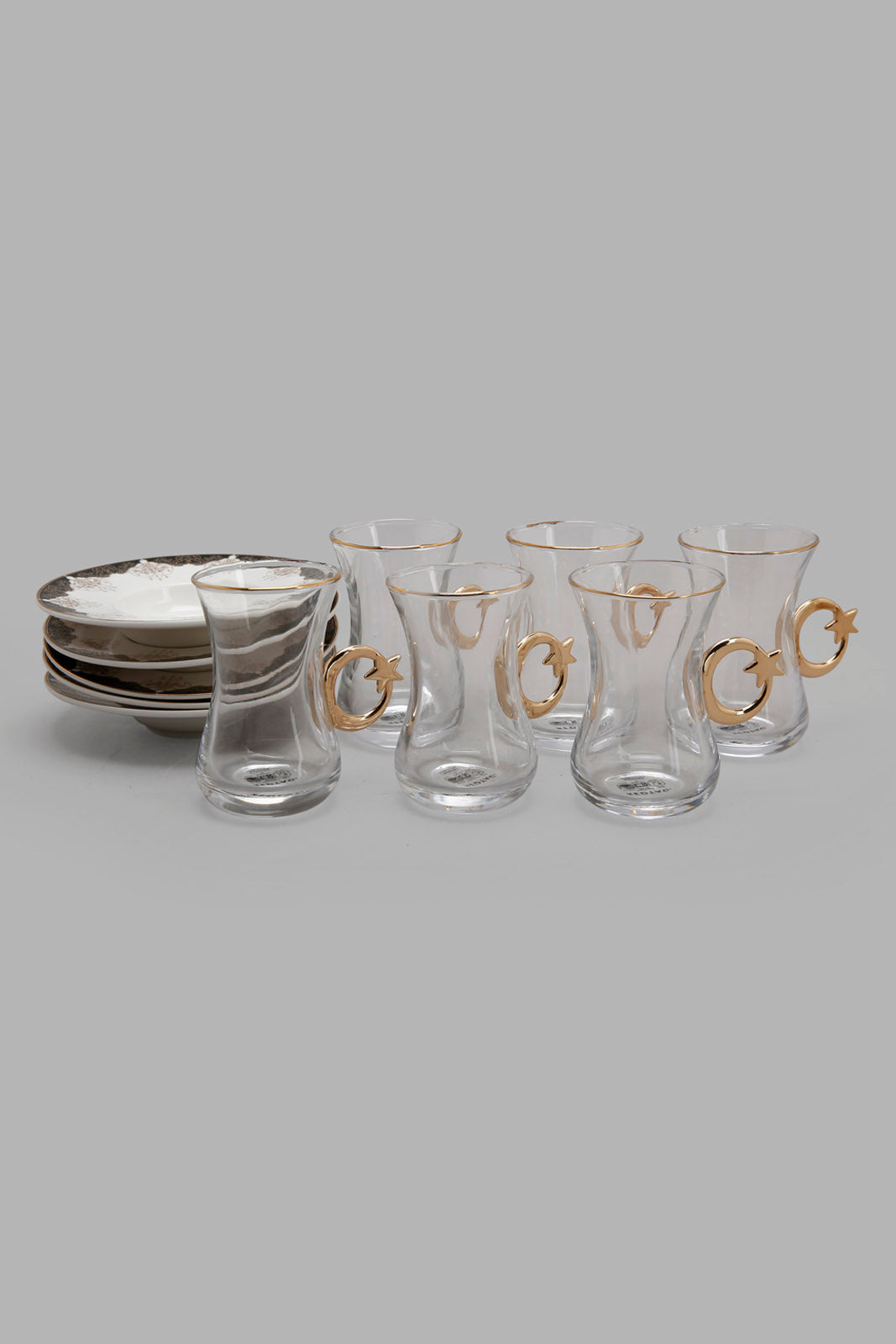 Redtag-Assorted-Geometric-Arabic-Tea-Set-(-12-Piece)-Category:Cups-&-Mugs,-Colour:Multicolour,-Deals:New-In,-Filter:Home-Dining,-HMW-DIN-Crc-Crockery,-New-In-HMW-DIN,-Non-Sale,-Section:Homewares,-W22O-Home-Dining-