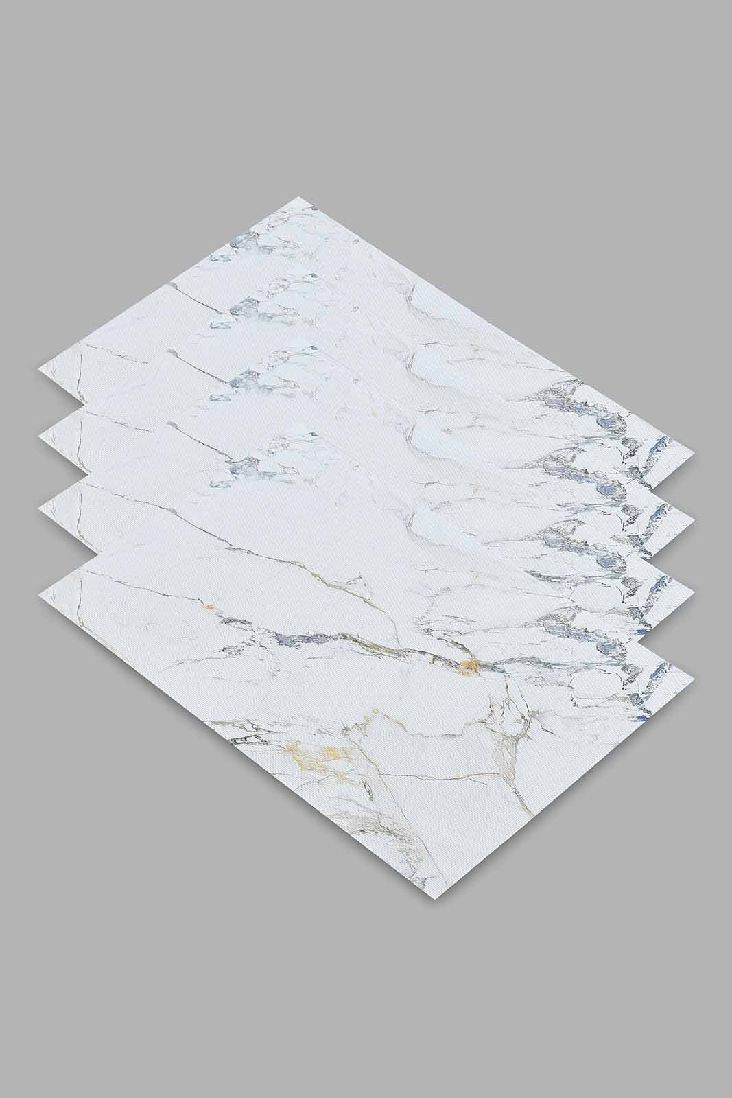 Redtag-Assorted-Leaf-Design-Rectangle-Placemat-Set-(4-Piece)-Placemats-Home-Dining-