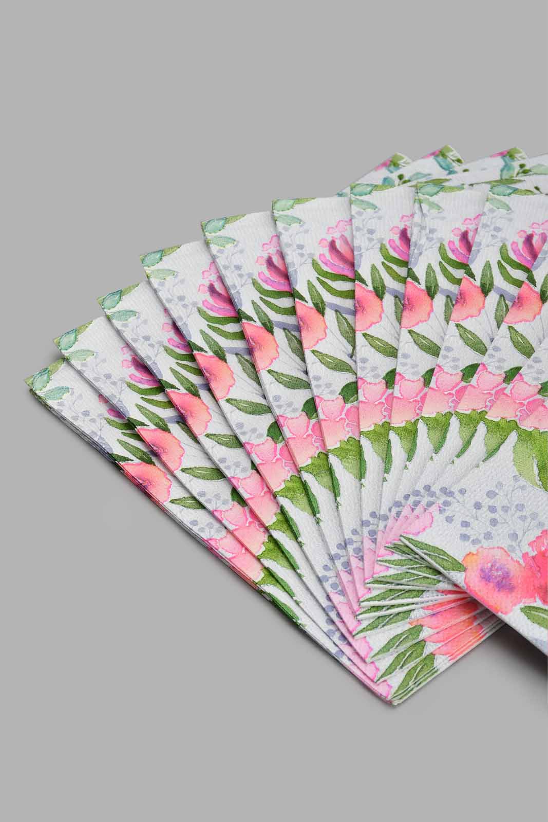 Redtag-Assorted-Floral---Paper-Napkins-(20-Piece)-Napkins-Home-Dining-