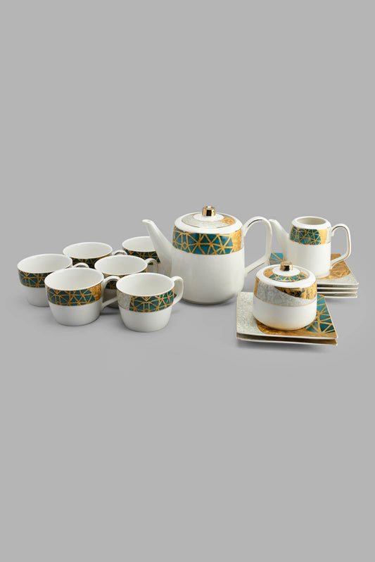 Redtag-Assorted-Geometric--Tea-Set-(15-Pieces)-Tea-Sets-Home-Dining-