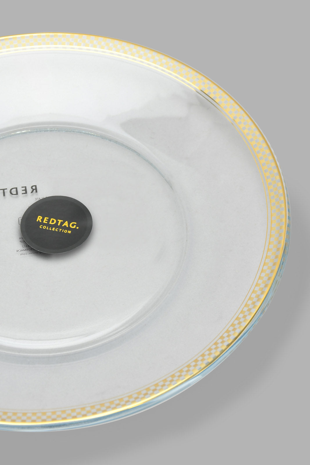 Redtag-Floral-Glass-Side-Plate-Dinner-Plates-Home-Dining-