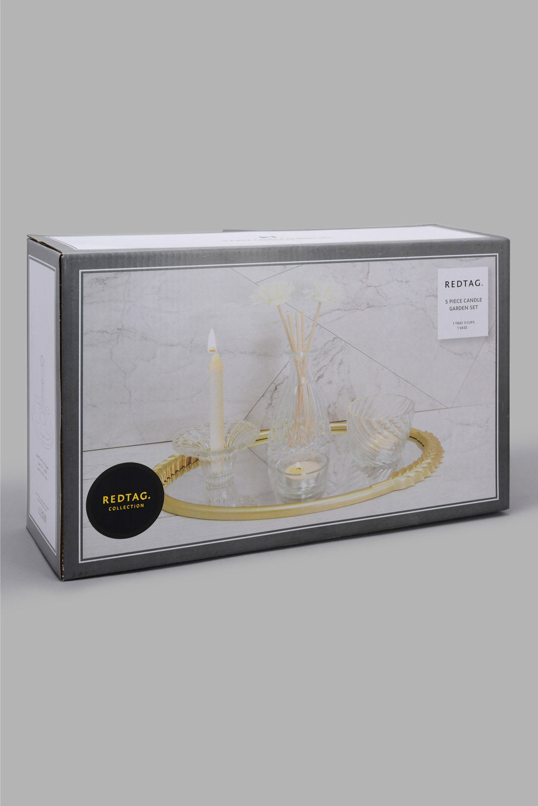 Redtag-Gold-Metal-Candle-Holder-Set(4-Piece)-Category:Candles-&-Fragrances,-Colour:Gold,-Deals:New-In,-Filter:Home-Decor,-HMW-HOM-Decorative-Accessories,-New-In-HMW-HOM,-Non-Sale,-Perigold,-S22B,-Section:Homewares-Home-Decor-