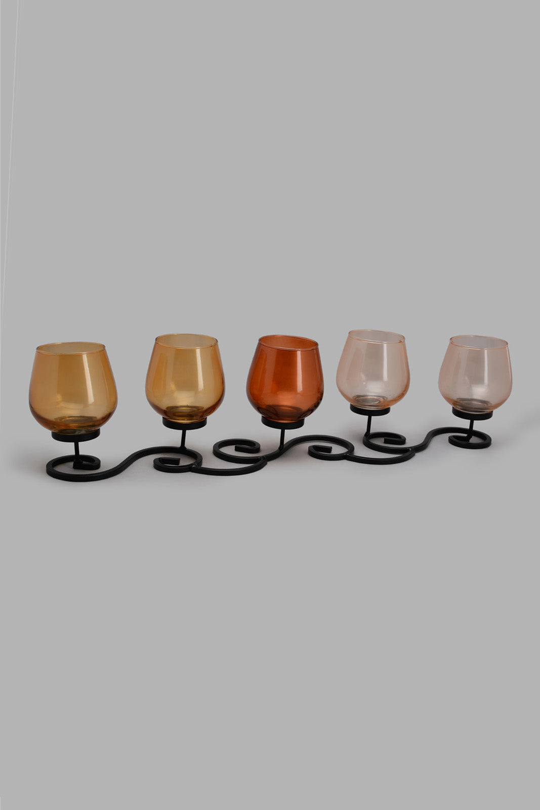 Redtag-Black-Candle-Holder-With-Stand-Category:Candles-&-Fragrances,-Colour:Black,-Deals:New-In,-Filter:Home-Decor,-HMW-HOM-Decorative-Accessories,-Jubliant,-New-In-HMW-HOM,-Non-Sale,-S22B,-Section:Homewares-Home-Decor-