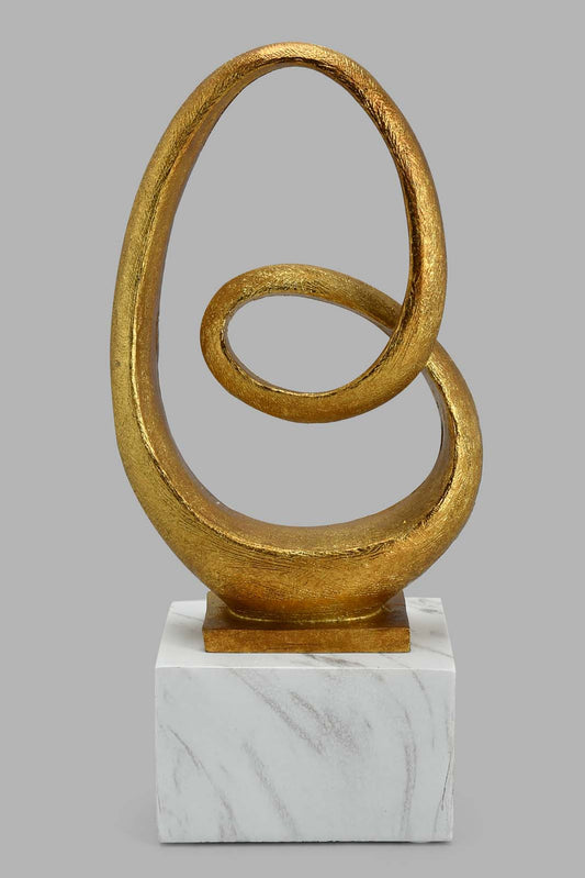 Redtag-Gold-Ribbon-Decorative-With-Base-Artefact-Home-Decor-
