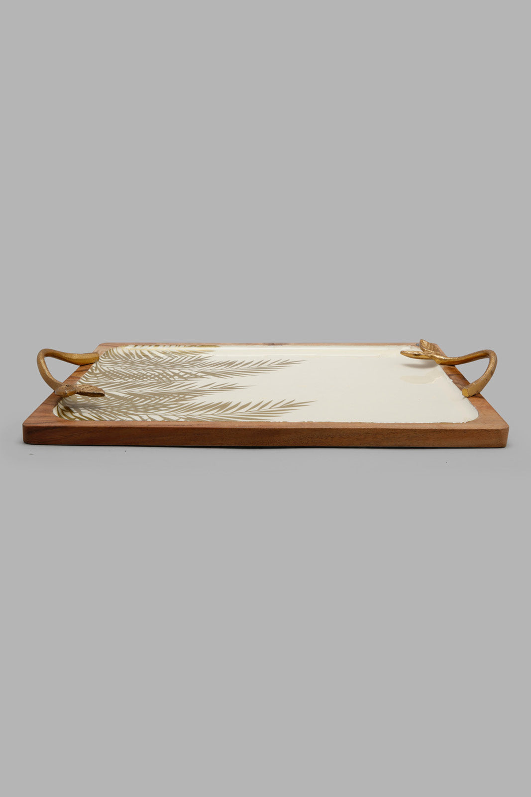 Redtag-Ivory-Rectangle-Tray-Category:Trays,-Colour:Ivory,-Filter:Home-Dining,-HMW-DIN-Serveware,-Non-Sale,-S22C,-Section:Homewares-Home-Dining-