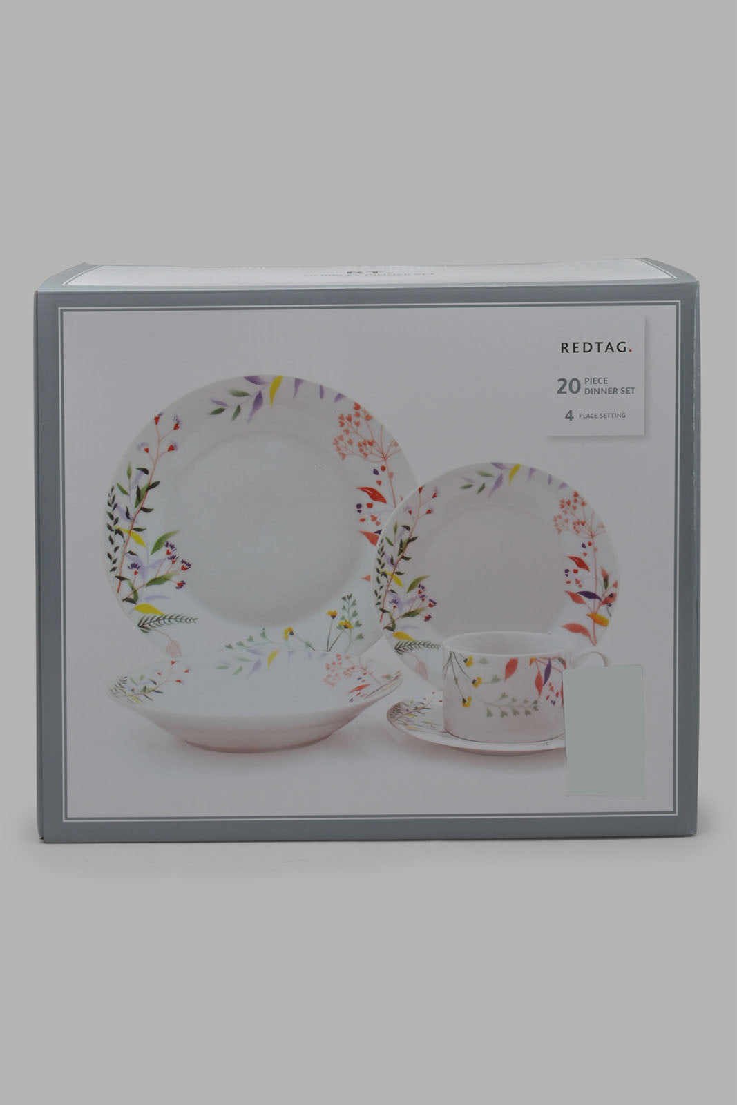 Redtag-Assorted-Floral-Design-Dinner-Set-(20-Piece)-Category:Dinner-Sets,-Colour:Multicolour,-Filter:Home-Dining,-HMW-DIN-Crc-Crockery,-New-In,-New-In-HMW-DIN,-Non-Sale,-S22B,-Section:Homewares-Home-Dining-