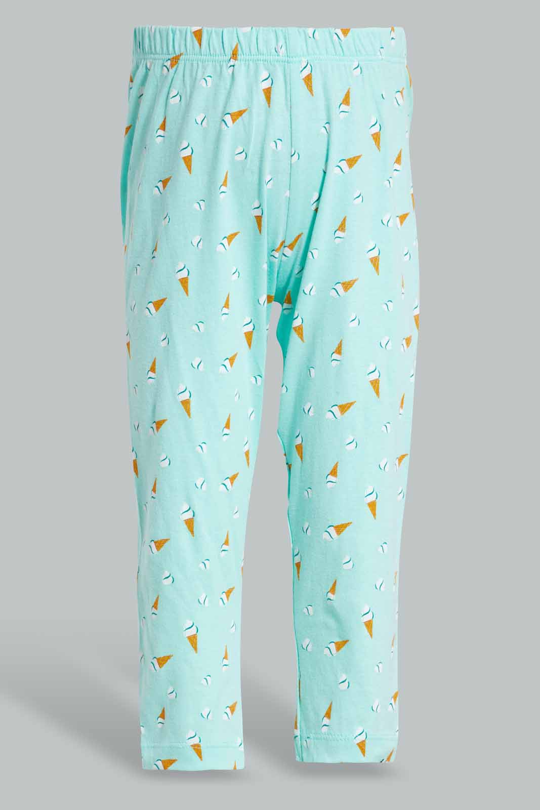 Redtag-Multi-Colour-Ice-Cream-Print-Full-Sleeves-Full-Length-Pyjama-Set-Category:Pyjama-Sets,-Colour:Pink,-Deals:New-In,-Filter:Infant-Girls-(3-to-24-Mths),-ING-Pyjama-Sets,-New-In-ING-APL,-Non-Sale,-PPE,-S22B,-Section:Kidswear-Infant-Girls-