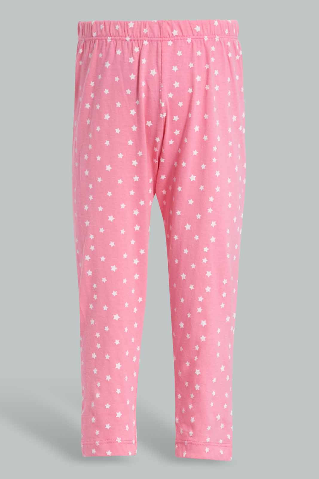 Redtag-Multi-Colour-Flamingo-Print-Full-Sleeves-Full-Length-Pyjama-Set-Category:Pyjama-Sets,-Colour:White,-Deals:New-In,-Filter:Infant-Girls-(3-to-24-Mths),-ING-Pyjama-Sets,-New-In-ING-APL,-Non-Sale,-PPE,-S22B,-Section:Kidswear-Infant-Girls-