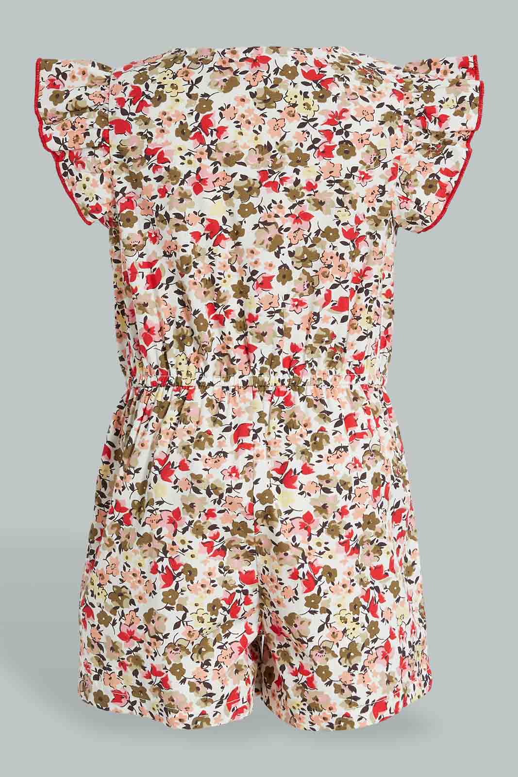Redtag-Pink-Schiffli-Frill-Sleeveless-Colour:Pink,-Filter:Infant-Girls-(3-to-24-Mths),-Infant-Girls-Jumpsuits,-New-In,-New-In-ING,-Non-Sale,-S22B,-Section:Kidswear-Infant-Girls-3 to 24 Months