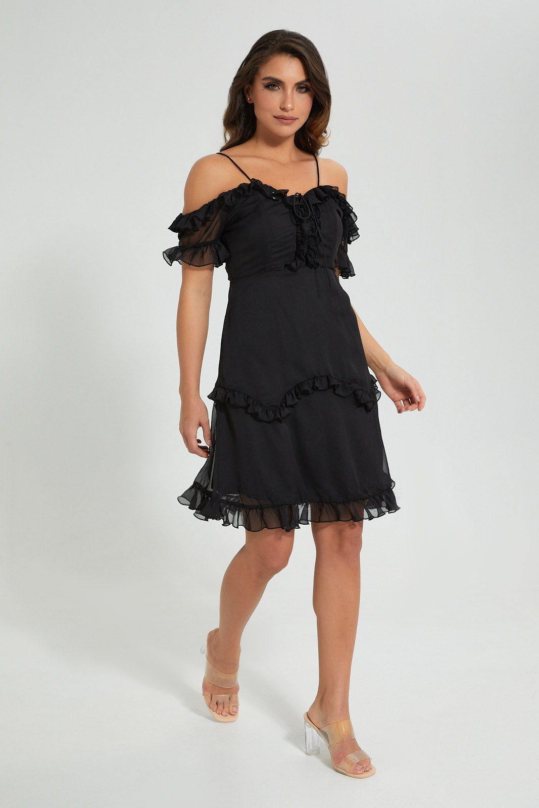 Redtag-Assorted-Sleeveless-Tiered-Dress-Colour:Assorted,-Filter:Women's-Clothing,-Limited-Edition-Dresses,-New-In,-New-In-Women,-Non-Sale,-S22B,-Section:Women-Women's-