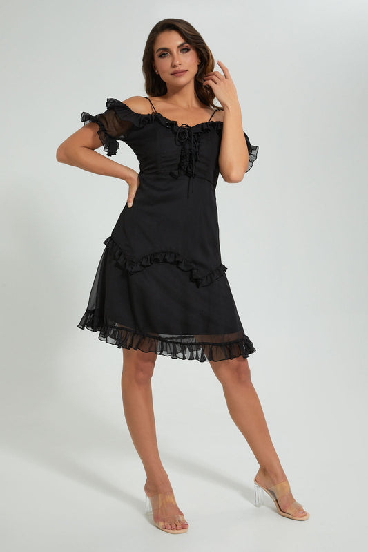 Redtag-Assorted-Sleeveless-Tiered-Dress-Colour:Assorted,-Filter:Women's-Clothing,-Limited-Edition-Dresses,-New-In,-New-In-Women,-Non-Sale,-S22B,-Section:Women-Women's-