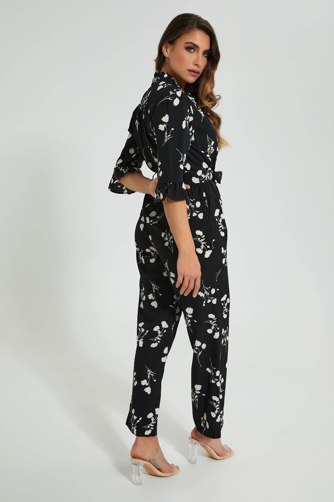 Redtag-Assorted-Crew-Neck-Jumpsuit-With-Buckle-Colour:Assorted,-Filter:Women's-Clothing,-Limited-Edition-Dresses,-New-In,-New-In-Women,-Non-Sale,-S22B,-Section:Women-Women's-