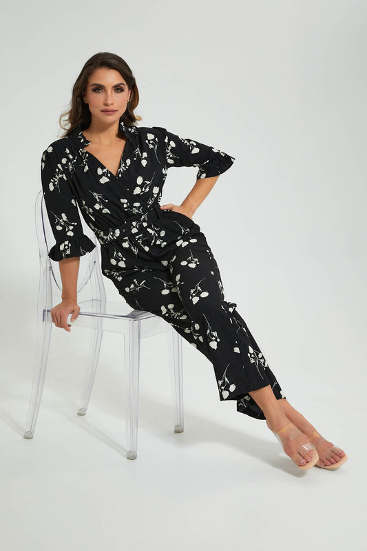 Redtag-Assorted-Crew-Neck-Jumpsuit-With-Buckle-Colour:Assorted,-Filter:Women's-Clothing,-Limited-Edition-Dresses,-New-In,-New-In-Women,-Non-Sale,-S22B,-Section:Women-Women's-
