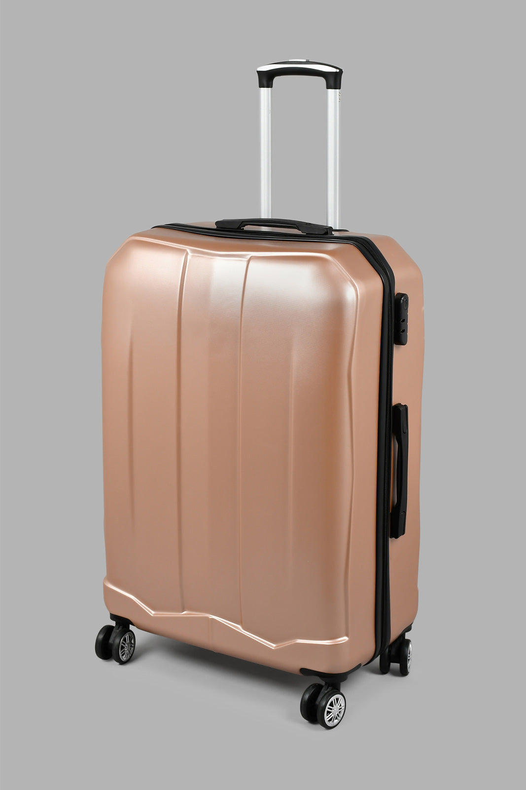 Redtag-Pink-Luggage-Trolley-24",-Pink-Color-Hard-Luggage-Travel-Accessories-