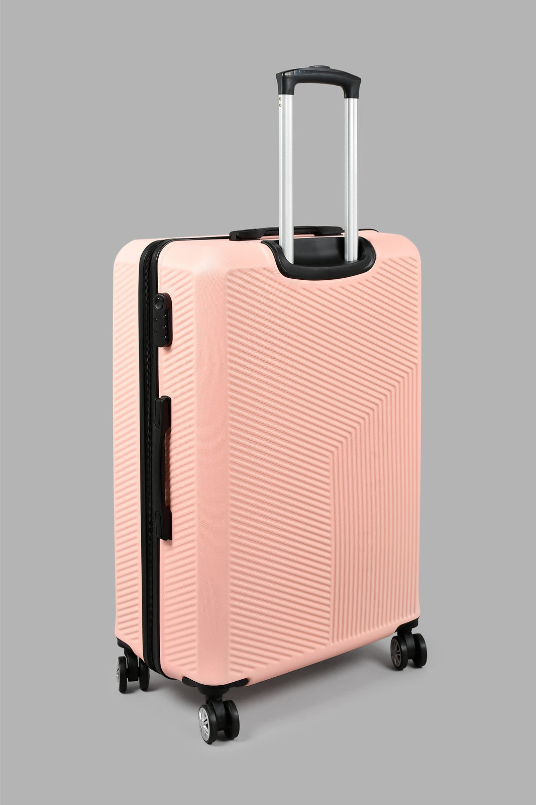 Redtag-Pink-Luggage-Trolley-24"-Pink-Hard-Luggage-Travel-Accessories-