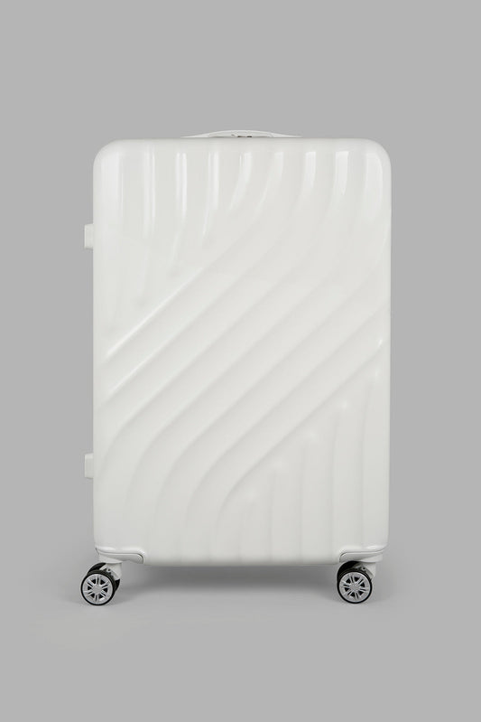 Redtag-Luggage-Trolley-(28-Inch)-White-Category:Luggage-Trolleys,-Colour:White,-Filter:Travel-Accessories,-LUG-Luggage-Trolleys,-Non-Sale,-S22C,-Section:Homewares,-Section:Travel-Travel-Accessories-