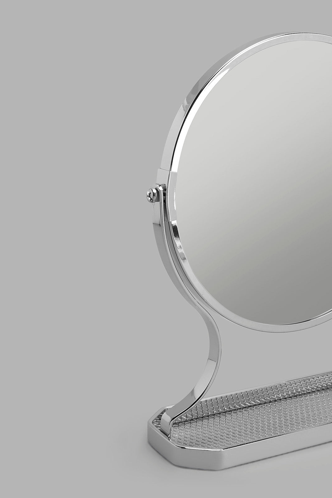Redtag-Silver-Vanity-Mirror-Category:Bathroom-Accessories,-Colour:Silver,-Deals:New-In,-Filter:Home-Bathroom,-HMW-BAC-Bath-Accessories,-New-In-HMW-BAC,-Non-Sale,-Section:Homewares,-W22O-Home-Bathroom-