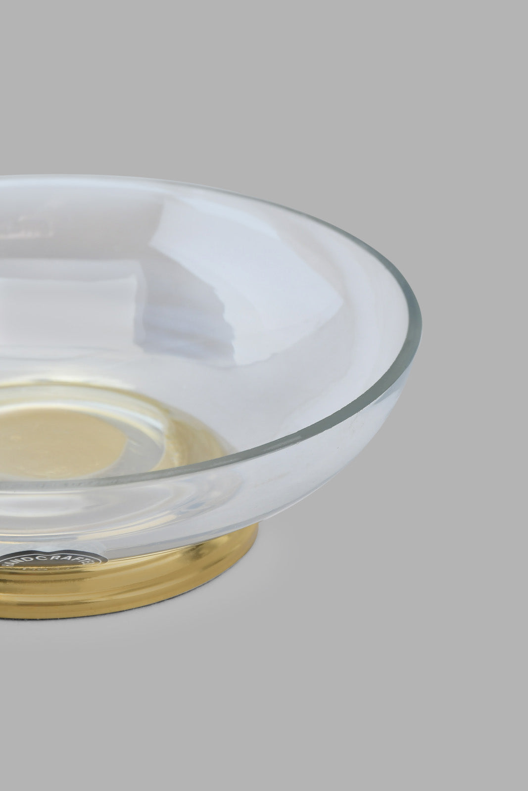 Redtag-Gold-Clear-Glass-Soap-Dish-Soap-Dishes-Home-Bathroom-