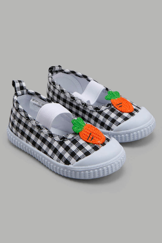Redtag-Black-Carrot-Pump-Bundle,-Category:Trainers,-Colour:Black,-Deals:3-For-90,-Deals:New-In,-Filter:Girls-Footwear-(1-to-3-Yrs),-ING-Trainers,-New-In-ING-FOO,-Section:Girls-(0-to-14Yrs),-W22O-Infant-Girls-1 to 3 Years