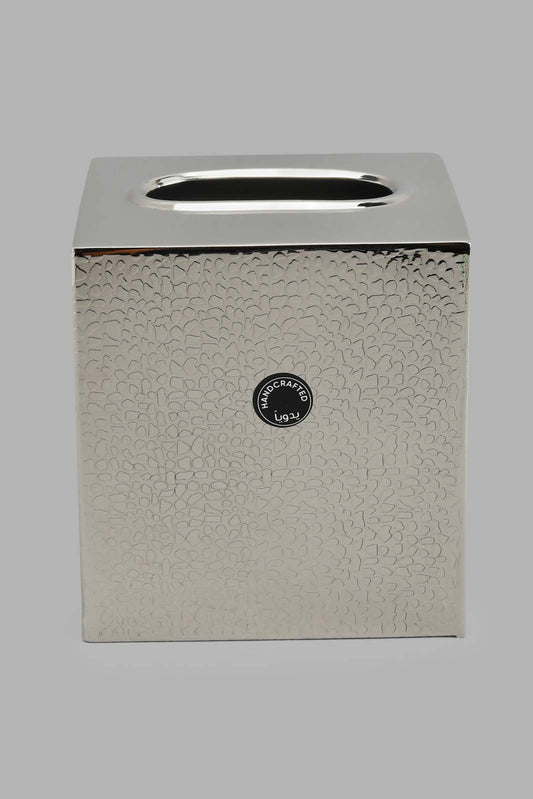 Redtag-Silver-Tissue-Box-Holder-Tissue-Box-Holder-Home-Bathroom-