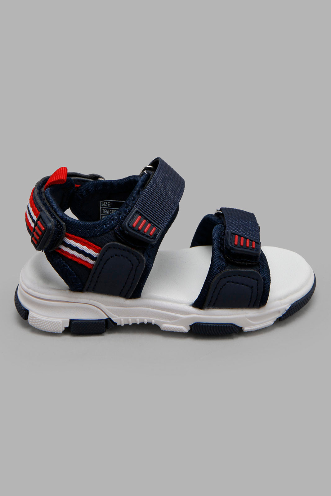 Redtag-Navy-Sport-Sandal-Category:Sandals,-Colour:Navy,-Deals:New-In,-Filter:Boys-Footwear-(1-to-3-Yrs),-INB-Sandals,-New-In-INB-FOO,-Non-Sale,-Section:Boys-(0-to-14Yrs),-W22O-Infant-Boys-1 to 3 Years