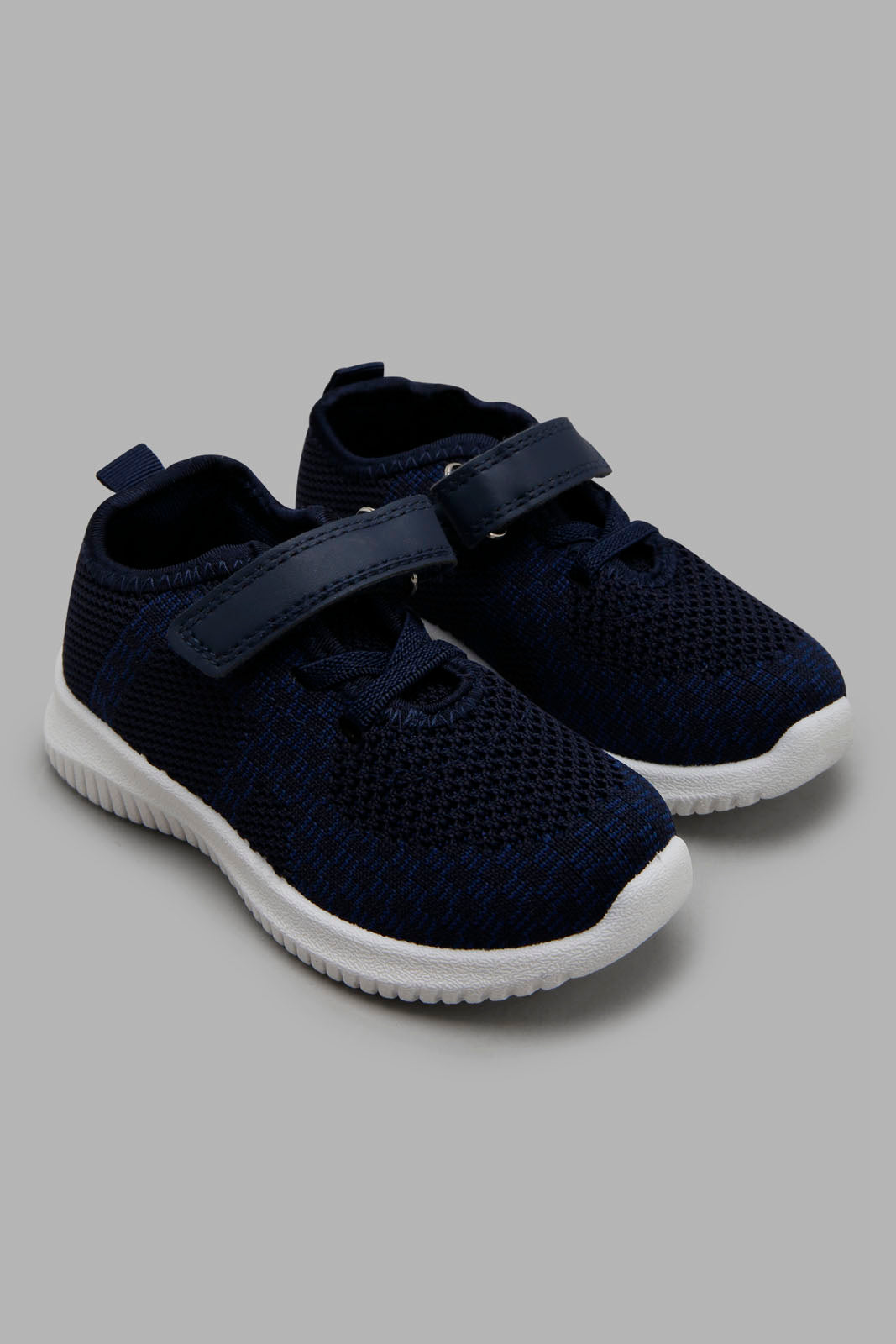 Redtag-Navy-Velcro-Strap-Sneaker-Category:Shoes,-Colour:Navy,-Filter:Boys-Footwear-(1-to-3-Yrs),-INB-Sandals,-New-In,-New-In-INB-FOO,-Non-Sale,-Section:Boys-(0-to-14Yrs),-W22O-Infant-Boys-1 to 3 Years
