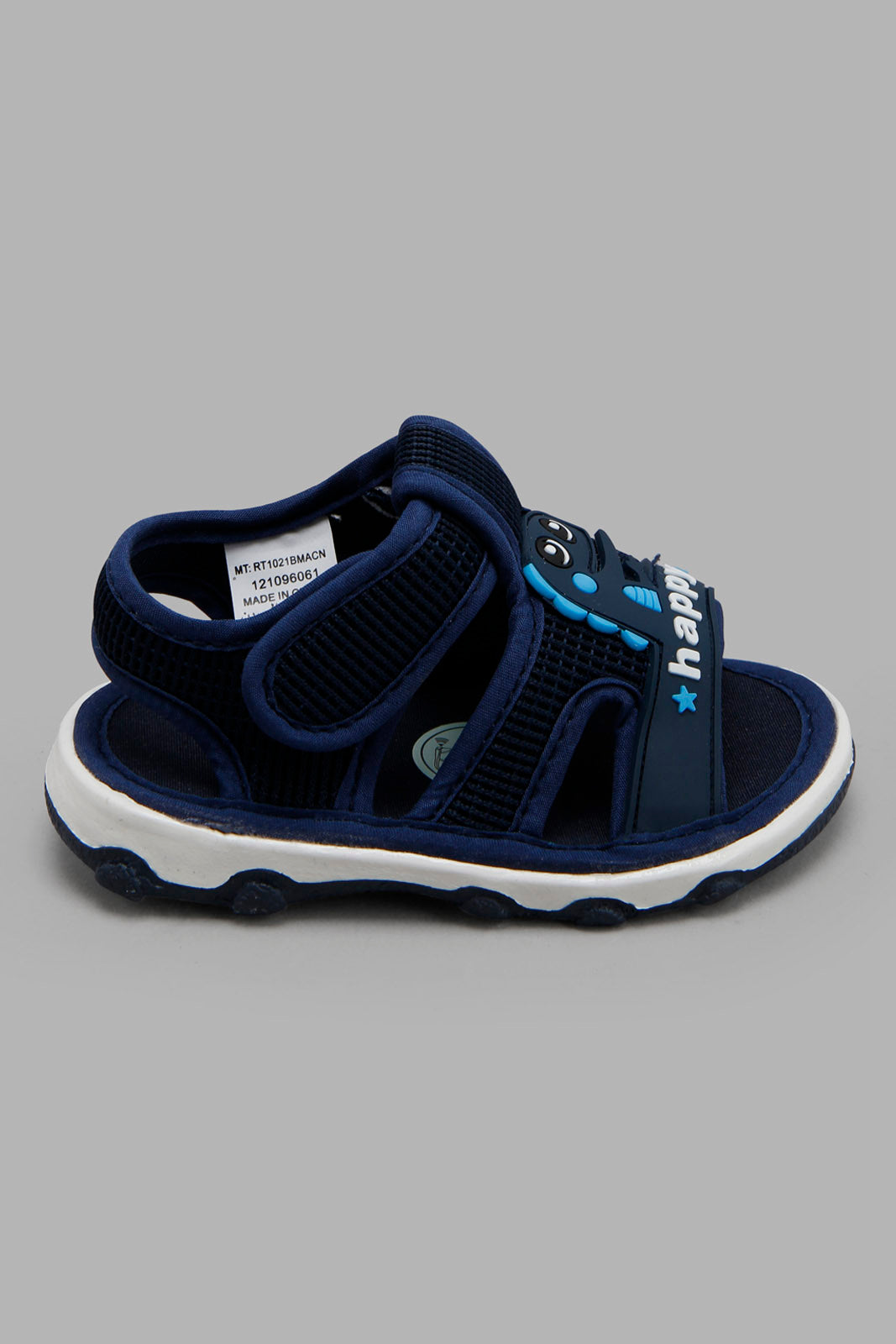 Redtag-Navy-Dinosaur-Pump--Infant-Boys-1 to 3 Years