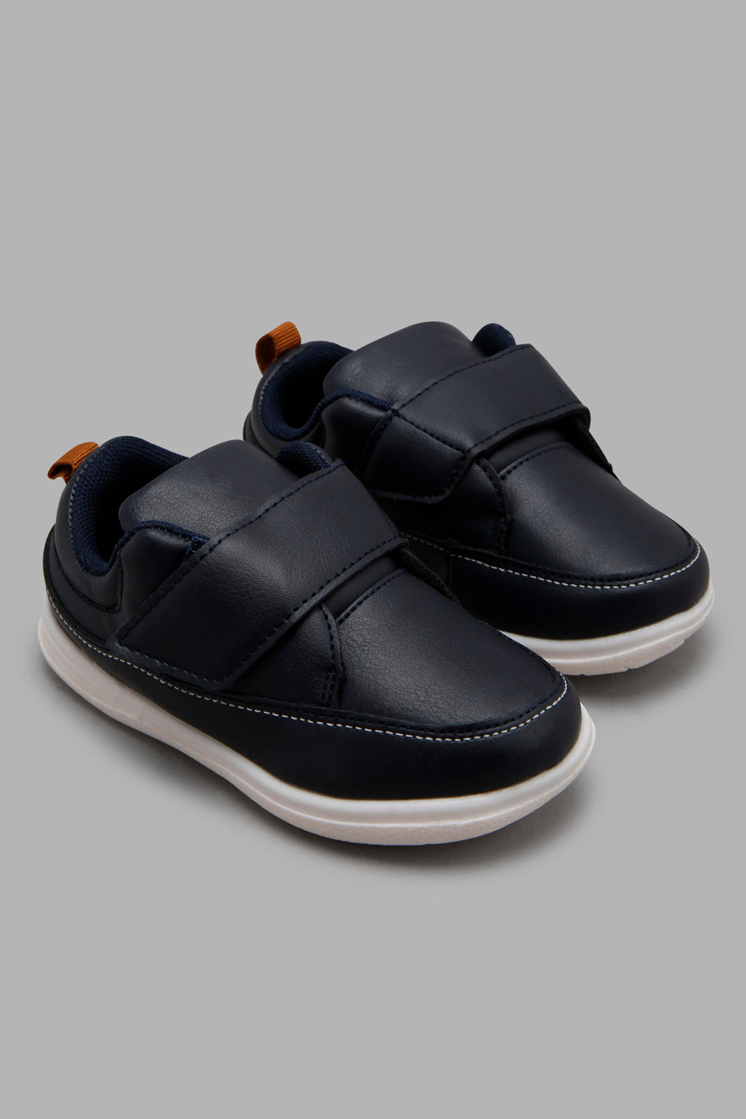 Redtag-Navy-Velcro-Strap-Sneaker-Category:Shoes,-Colour:Navy,-Filter:Boys-Footwear-(1-to-3-Yrs),-INB-Sandals,-New-In,-New-In-INB-FOO,-Non-Sale,-Section:Boys-(0-to-14Yrs),-W22O-Infant-Boys-1 to 3 Years
