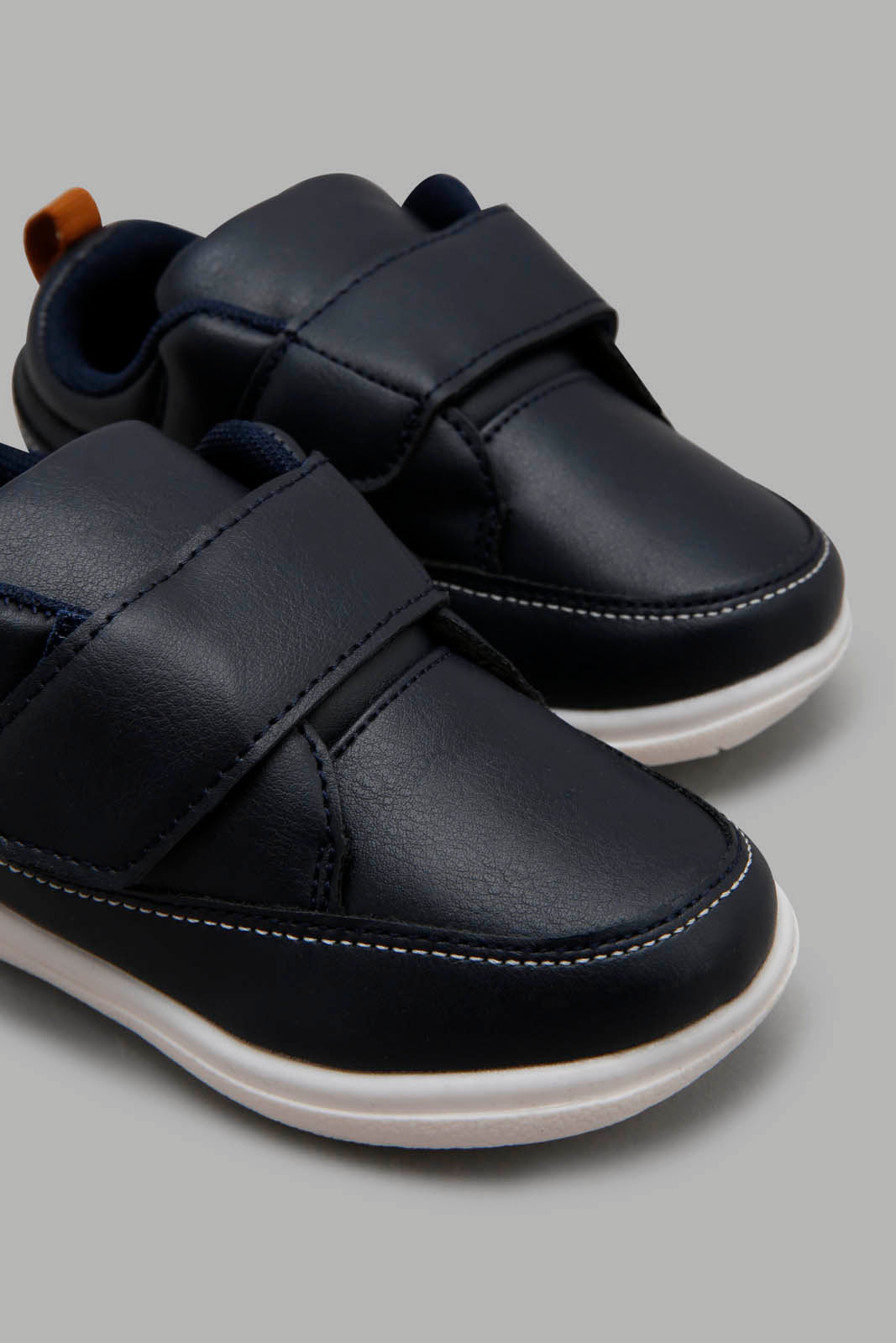 Redtag-Navy-Velcro-Strap-Sneaker-Category:Shoes,-Colour:Navy,-Filter:Boys-Footwear-(1-to-3-Yrs),-INB-Sandals,-New-In,-New-In-INB-FOO,-Non-Sale,-Section:Boys-(0-to-14Yrs),-W22O-Infant-Boys-1 to 3 Years