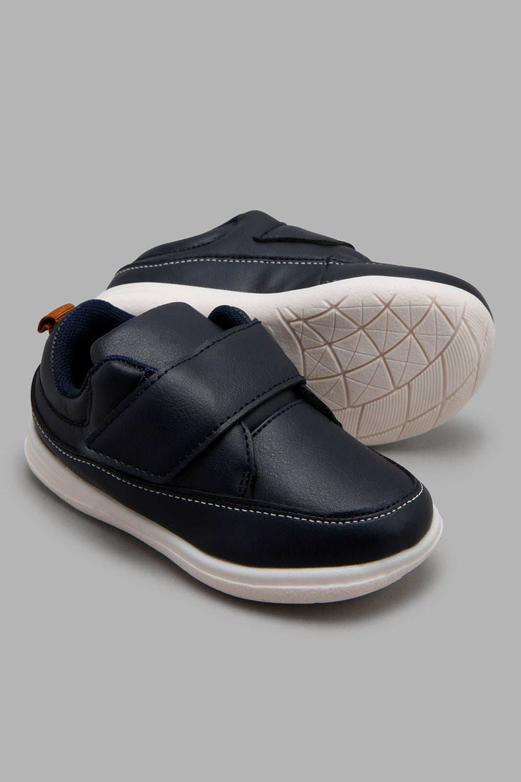 Redtag-Navy-Velcro-Strap-Sneaker-Category:Shoes,-Colour:Navy,-Filter:Boys-Footwear-(1-to-3-Yrs),-INB-Sandals,-New-In,-New-In-INB-FOO,-Non-Sale,-Section:Boys-(0-to-14Yrs),-W22O-Infant-Boys-1 to 3 Years