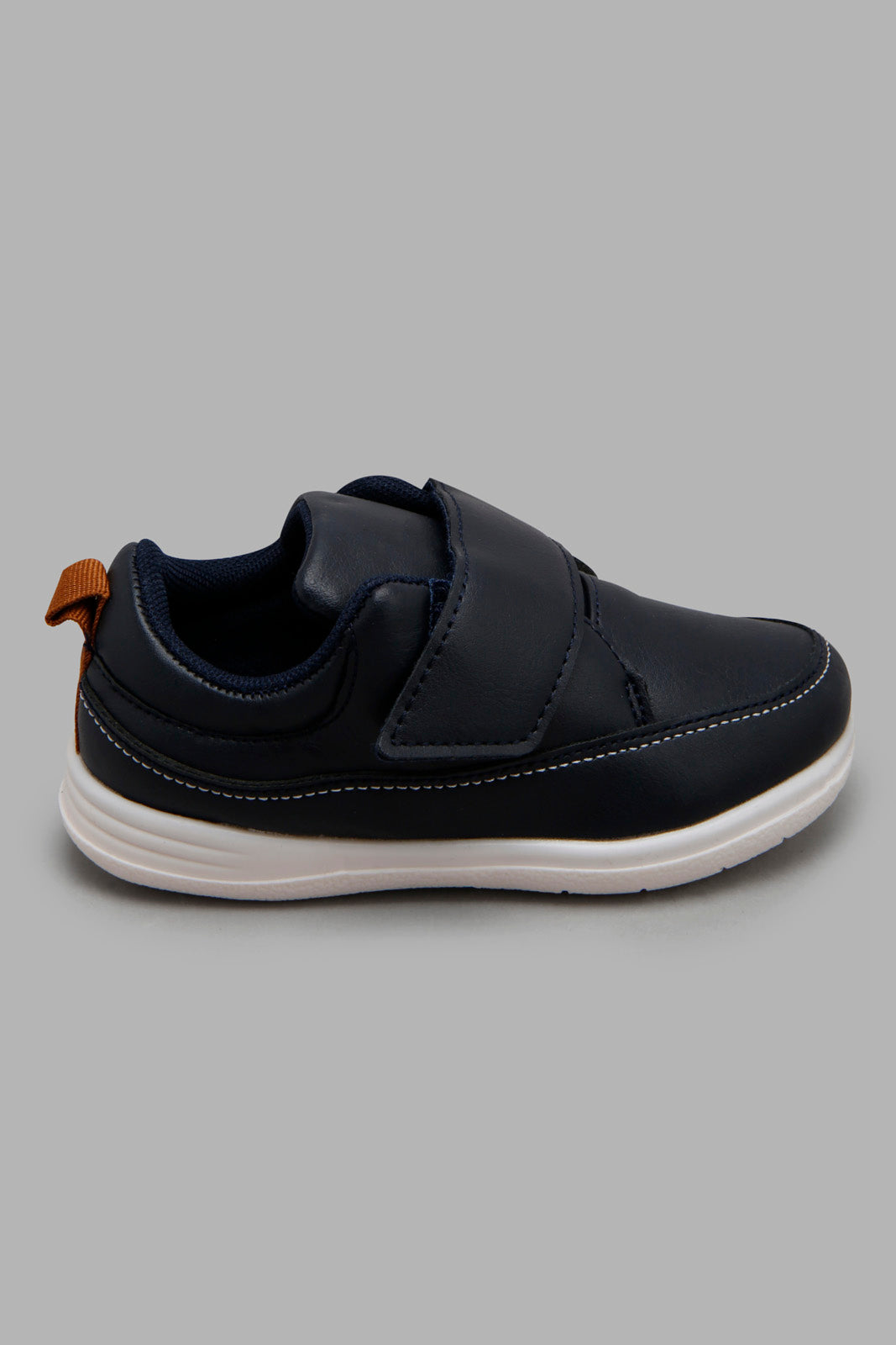 Redtag-Navy-Velcro-Strap-Sneaker-Category:Shoes,-Colour:Navy,-Filter:Boys-Footwear-(1-to-3-Yrs),-INB-Sandals,-New-In,-New-In-INB-FOO,-Non-Sale,-Section:Boys-(0-to-14Yrs),-W22O-Infant-Boys-1 to 3 Years