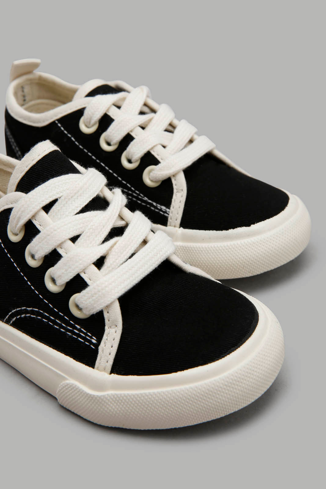 Redtag-Black-Sneaker-Category:Shoes,-Colour:Black,-Filter:Boys-Footwear-(1-to-3-Yrs),-INB-Sandals,-New-In,-New-In-INB-FOO,-Non-Sale,-Section:Boys-(0-to-14Yrs),-W22O-Infant-Boys-1 to 3 Years