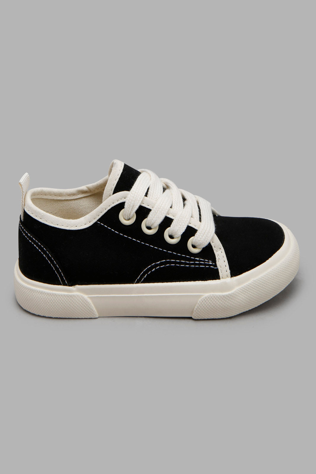 Redtag-Black-Sneaker-Category:Shoes,-Colour:Black,-Filter:Boys-Footwear-(1-to-3-Yrs),-INB-Sandals,-New-In,-New-In-INB-FOO,-Non-Sale,-Section:Boys-(0-to-14Yrs),-W22O-Infant-Boys-1 to 3 Years